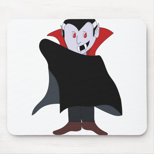 Tapis De Souris Costume d'Halloween Vampire mignon (Devant)