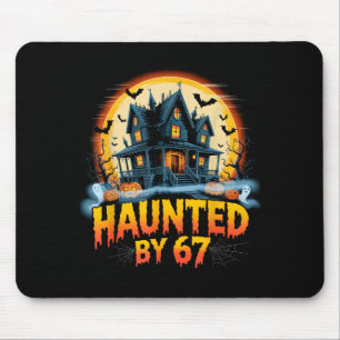 Tapis De Souris Costume Halloween Mème 67 Hanté par 6-7 Brainrot
