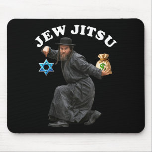 Tapis De Souris Costume juif vêtements hanoukka rabbin danse horah