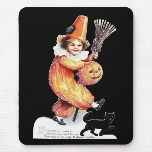 Tapis De Souris Costume vintage d'Halloween (Devant)