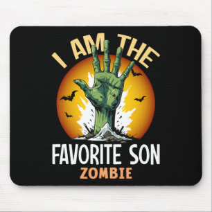 Tapis De Souris Costume Zombie Fils Favorite Halloween Corresponda