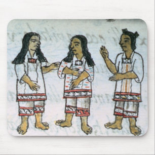 Tapis De Souris Costumes aztèques femelles