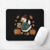 Tapis De Souris Cosy Season Canard mignon Automne Canard Citrouill (Avec souris)