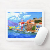 Tapis De Souris Côte grecque (Avec souris)