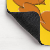Tapis De Souris Côté plus doux de l'orange (Coin)