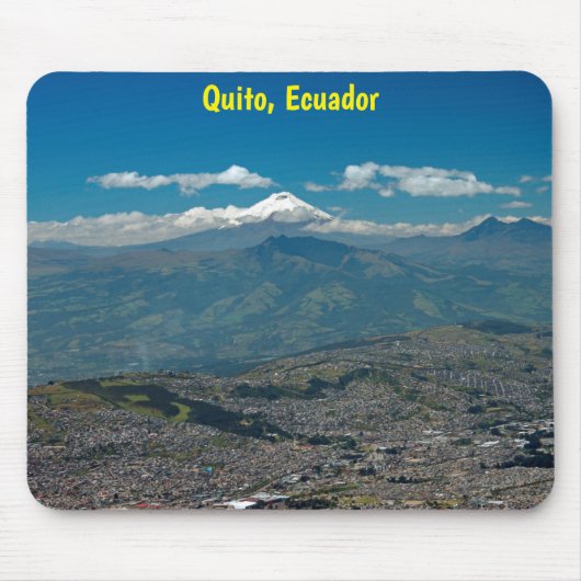 Tapis De Souris Cotopaxi & Quito (Devant)