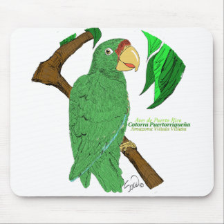 Tapis De Souris Cotorra Puertorriqueña/Porto Rico Parrot