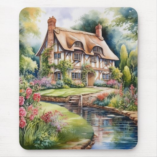 Tapis De Souris Cottage anglais (Devant)