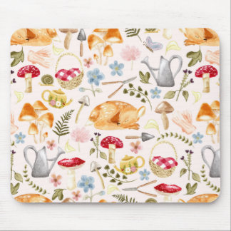 Tapis De Souris Cottagecore esthétique | Aquarelle