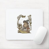 Tapis De Souris Cottagecore Mushroom Botanical Witchy Frog Goblinc (Avec souris)
