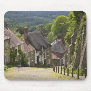 Tapis De Souris Cottages à Gold Hill, Shaftesbury, Dorset,