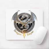 Tapis De Souris Couche de dragon (Avec souris)