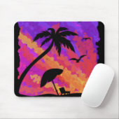 Tapis De Souris coucher de soleil (Avec souris)