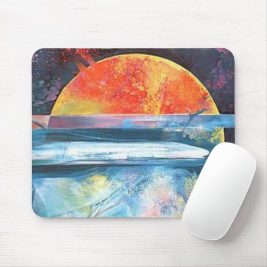 Tapis De Souris Coucher de soleil (Avec souris)