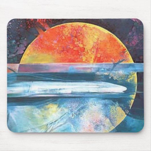 Tapis De Souris Coucher de soleil (Devant)