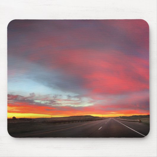 Tapis De Souris Coucher de soleil 4 (Devant)