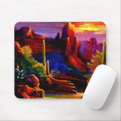 Tapis De Souris Coucher de soleil à Red Rock Mousepads (Avec souris)
