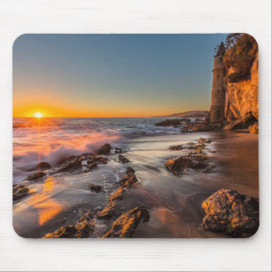 Tapis De Souris Coucher de soleil à Victoria Beach
