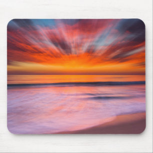 Tapis De Souris Coucher de soleil abstrait de Tamarack Beach