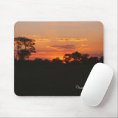 Tapis De Souris Coucher de soleil Acacia (Avec souris)