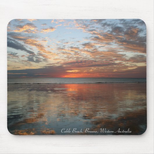 Tapis De Souris Coucher de soleil, Cable Beach, Broome, Australie (Devant)