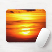 Tapis De Souris coucher de soleil d'automne (Avec souris)