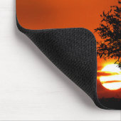 Tapis De Souris Coucher de soleil de cow-boy occidental (Coin)
