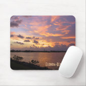 Tapis De Souris Coucher de soleil de Floride (Avec souris)