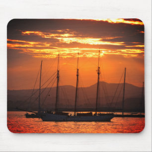 Tapis De Souris Coucher de soleil doré