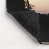 Tapis De Souris Coucher de soleil du fleuve Mississippi (Coin)