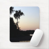 Tapis De Souris Coucher de soleil du fleuve Mississippi (Avec souris)