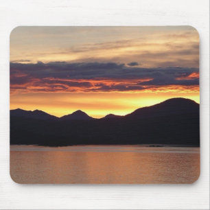Tapis De Souris Coucher de soleil en Alaska I Photographie de l'Al