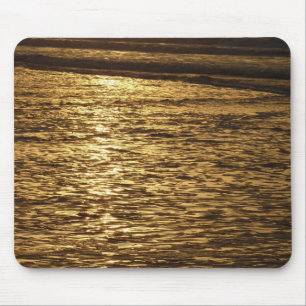 Tapis De Souris Coucher de soleil en Californie Vagues Océan Paysa