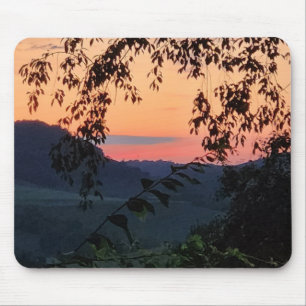 Tapis De Souris Coucher de soleil en Virginie-Occidentale