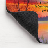 Tapis de souris Coucher de soleil Horizon Doré (Coin)