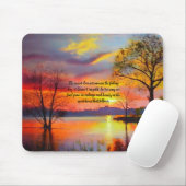 Tapis de souris Coucher de soleil Horizon Doré (Avec souris)