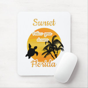 Tapis De Souris Coucher de soleil mignon en Floride