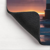 Tapis De Souris Coucher de soleil océanique du phare (Coin)