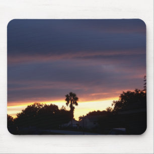 Tapis De Souris coucher de soleil orageux