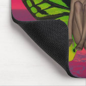 Tapis De Souris Coucher de soleil papillon (Coin)