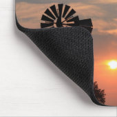 Tapis De Souris Coucher de soleil pour la fumée du Kansas (Coin)