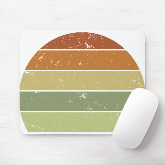 Tapis De Souris Coucher de soleil rétrograde (Avec souris)