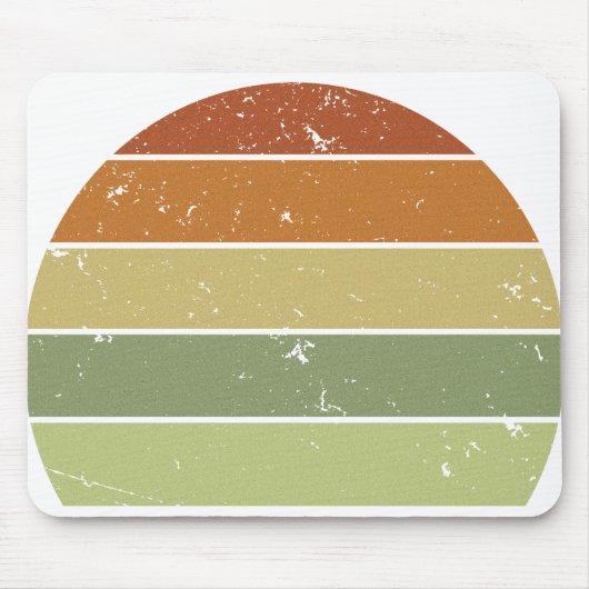 Tapis De Souris Coucher de soleil rétrograde (Devant)