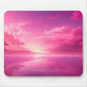 Tapis De Souris Coucher de soleil rose (Devant)