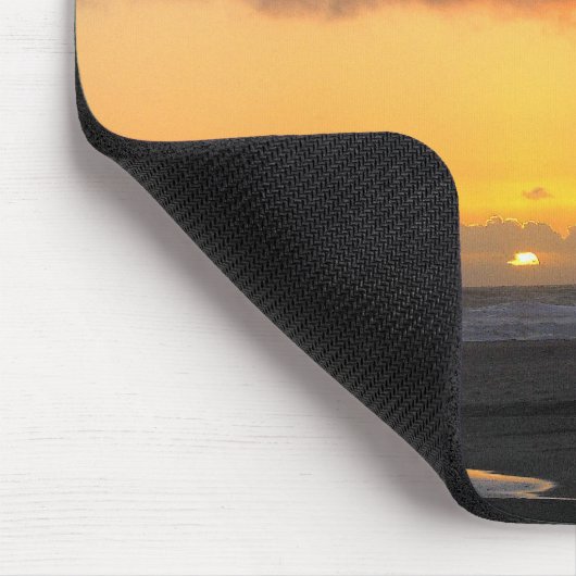 Tapis De Souris Coucher de soleil sur la plage de Mousepad (Coin)
