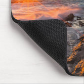 Tapis De Souris Coucher de soleil sur la plage Victoria (Coin)