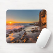 Tapis De Souris Coucher de soleil sur la plage Victoria (Avec souris)