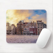 Tapis De Souris Coucher de soleil sur la rue à Riga (Avec souris)