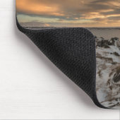 Tapis De Souris Coucher de soleil sur le lac Myvatn, Islande (Coin)