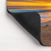Tapis De Souris Coucher de soleil sur l'océan Pacifique (Coin)